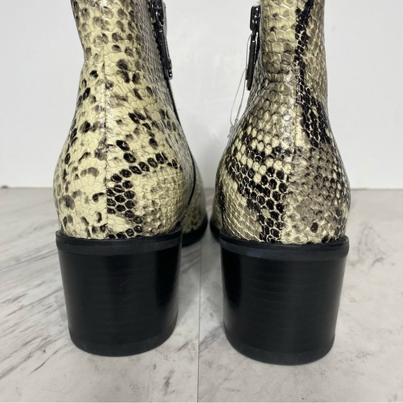 New! Blondo Elvina Snakeskin Leather Bootie 8.5 - Picture 4 of 14